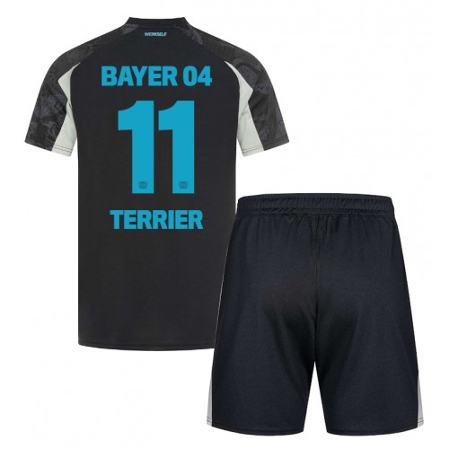 Fotbalové Dres Bayer Leverkusen Martin Terrier #11 Dětské Alternativní 2024-25 Krátký Rukáv (+ trenýrky)